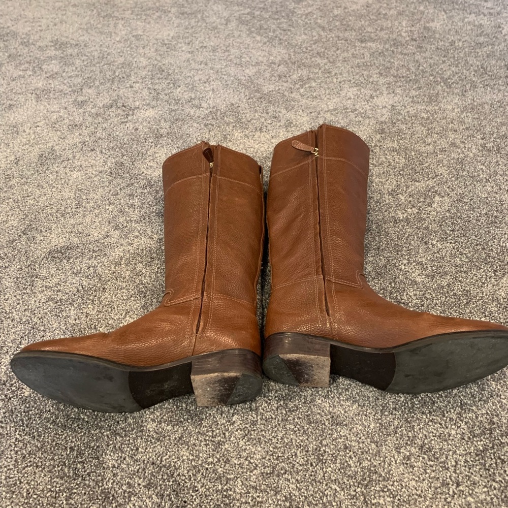Tory Burch Brown Leather Boots. Size 9 - Picture 4 of 4